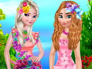 ملابس العاب الزهور Flower Princess Dressup